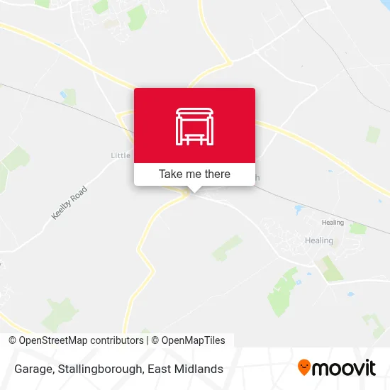 Garage, Stallingborough map