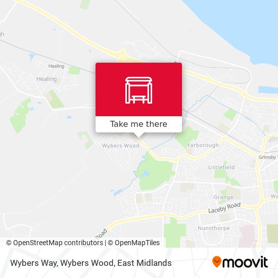 Wybers Way, Wybers Wood map
