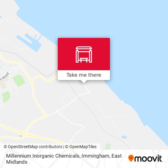 Millennium Inorganic Chemicals, Immingham map