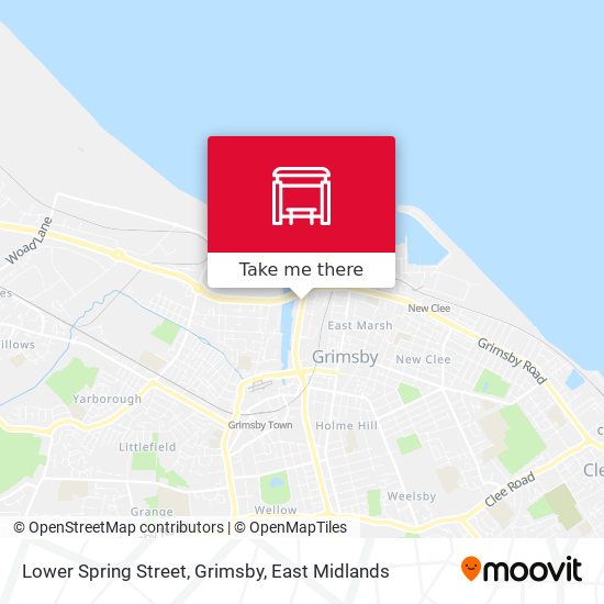 Lower Spring Street, Grimsby map