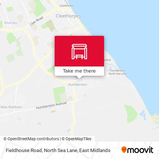 Fieldhouse Road, North Sea Lane map