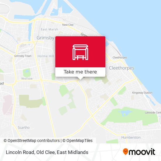 Lincoln Road, Old Clee map