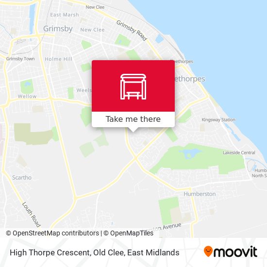 High Thorpe Crescent, Old Clee map
