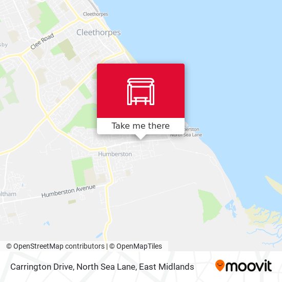 Carrington Drive, North Sea Lane map