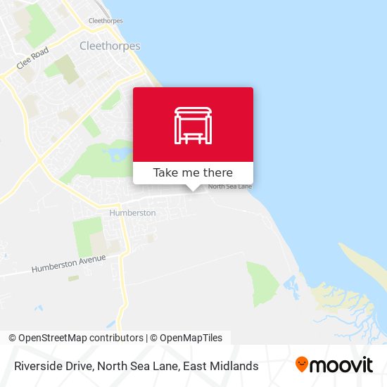 Riverside Drive, North Sea Lane map