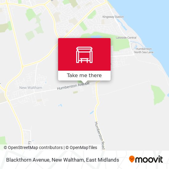 Blackthorn Avenue, New Waltham map