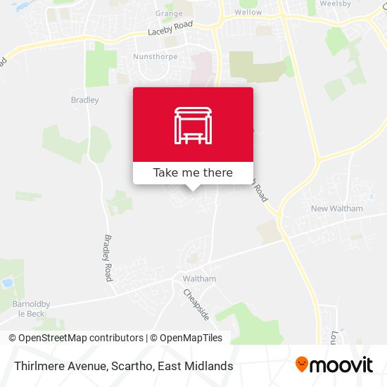 Thirlmere Avenue, Scartho map