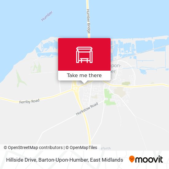 Hillside Drive, Barton-Upon-Humber map