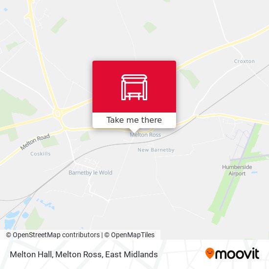 Melton Hall, Melton Ross map