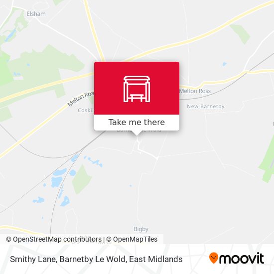 Smithy Lane, Barnetby Le Wold map