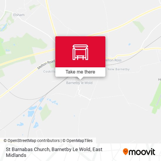 St Barnabas Church, Barnetby Le Wold map