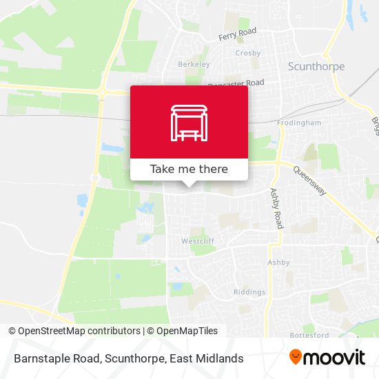 Barnstaple Road, Scunthorpe map