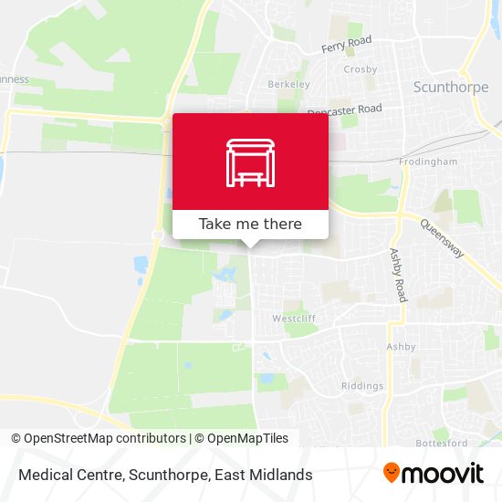 Medical Centre, Scunthorpe map