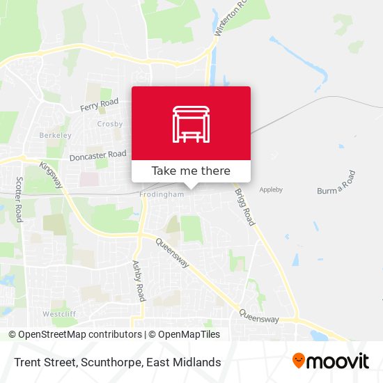 Trent Street, Scunthorpe map