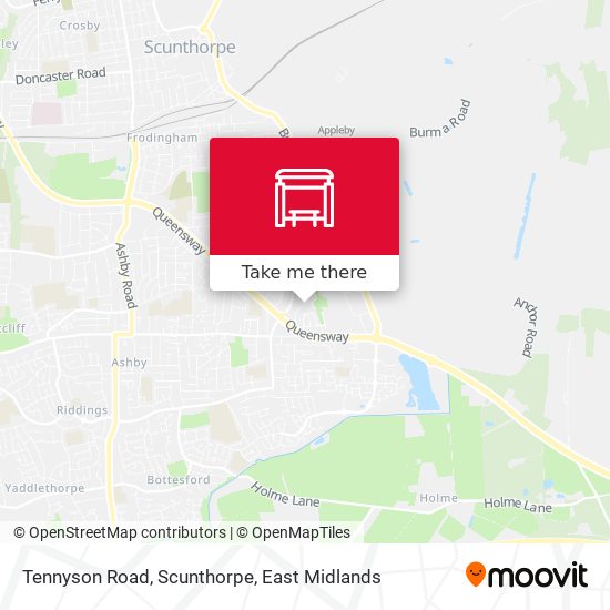 Tennyson Road, Scunthorpe map