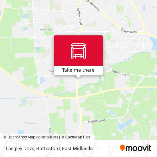 Langley Drive, Bottesford map