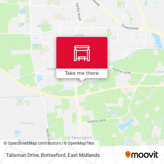 Talisman Drive, Bottesford map