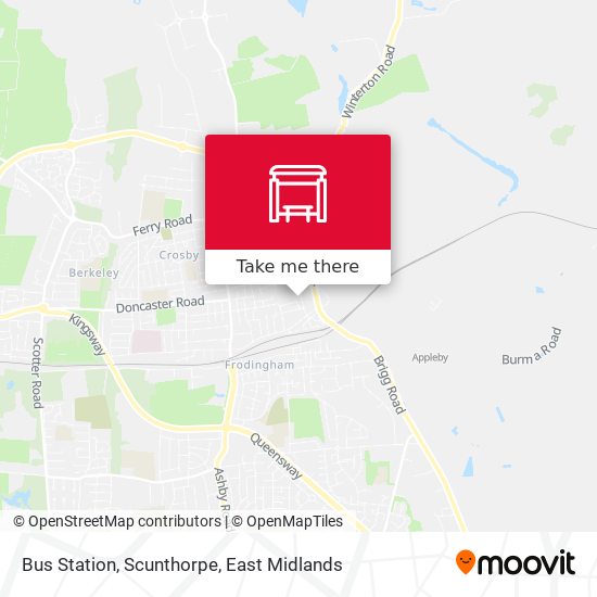 Bus Station, Scunthorpe map