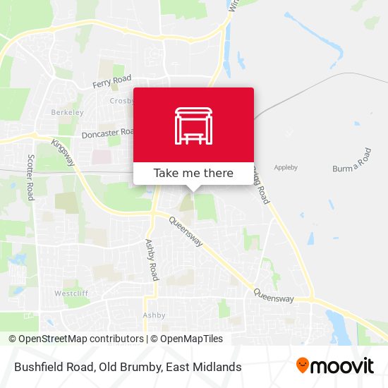 Bushfield Road, Old Brumby map