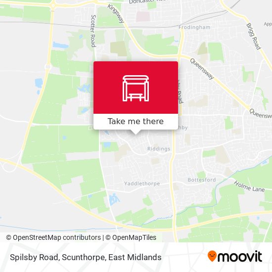 Spilsby Road, Scunthorpe map