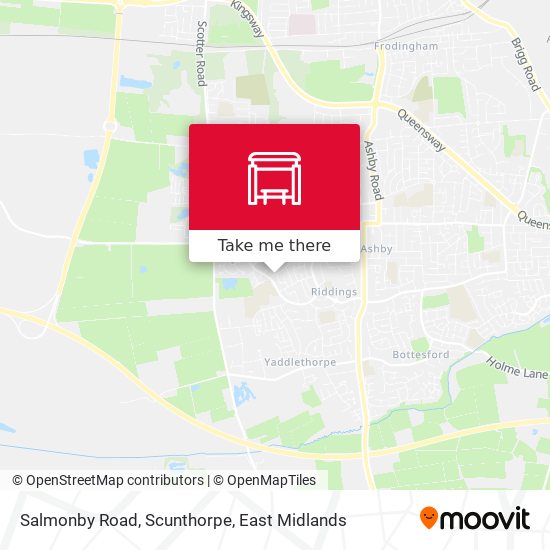 Salmonby Road, Scunthorpe map