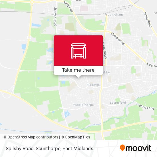 Spilsby Road, Scunthorpe map