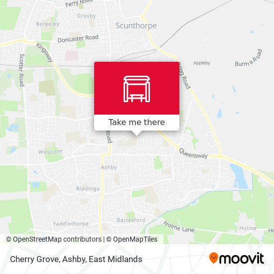 Cherry Grove, Ashby map