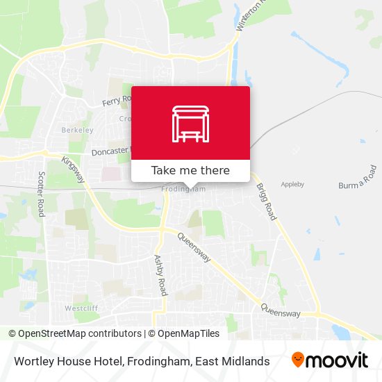 Wortley House Hotel, Frodingham map