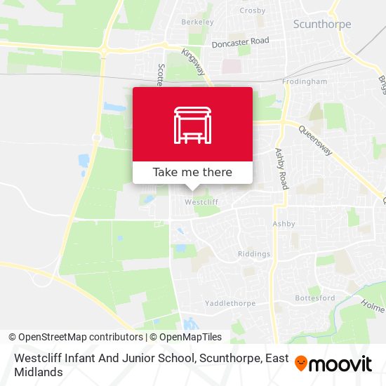 Westcliff Infant And Junior School, Scunthorpe map