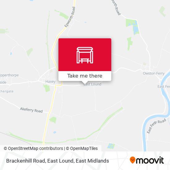 Brackenhill Road, East Lound map