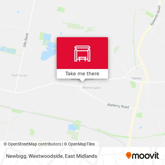 Newbigg, Westwoodside map