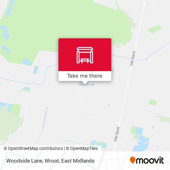 Woodside Lane, Wroot map