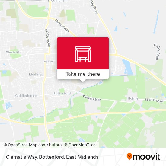 Clematis Way, Bottesford map