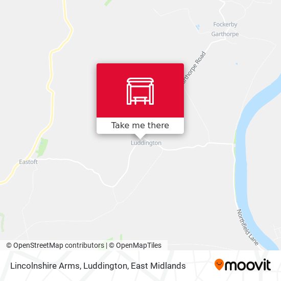 Lincolnshire Arms, Luddington map