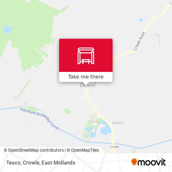 Tesco, Crowle map