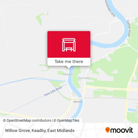 Willow Grove, Keadby map