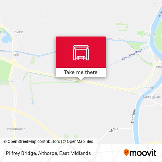 Pilfrey Bridge, Althorpe map