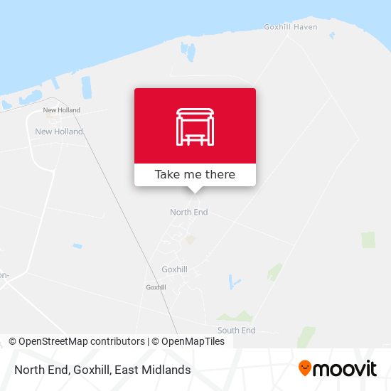 North End, Goxhill map