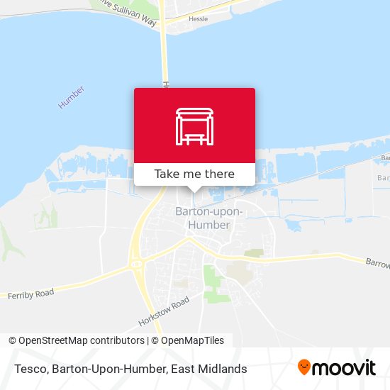 Tesco, Barton-Upon-Humber map