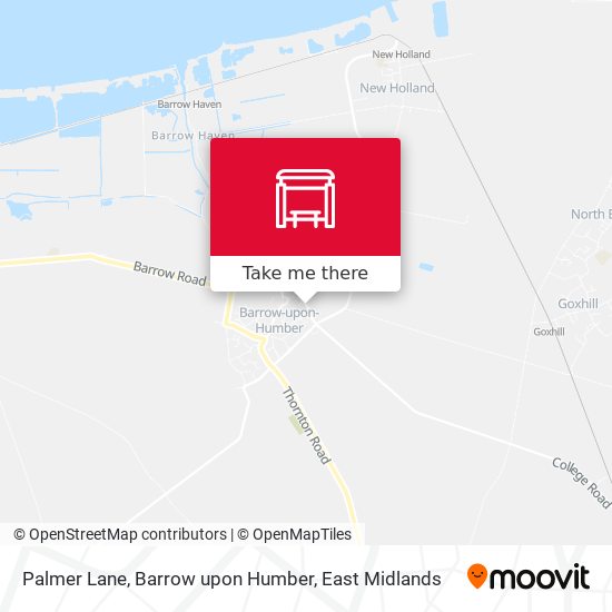 Palmer Lane, Barrow upon Humber map
