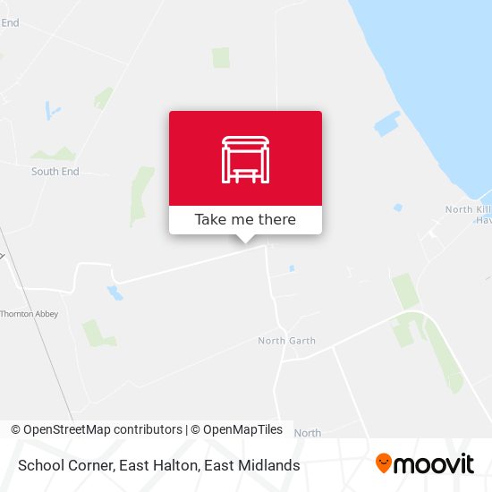 School Corner, East Halton map