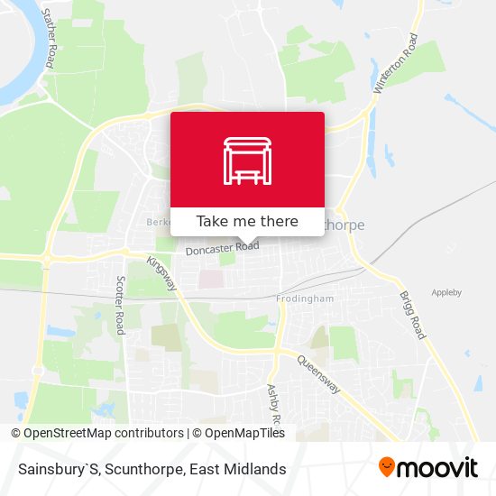 Sainsbury`S, Scunthorpe map