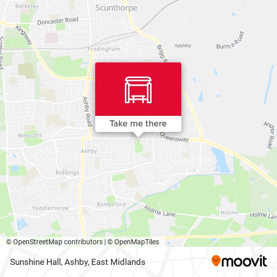 Sunshine Hall, Ashby map