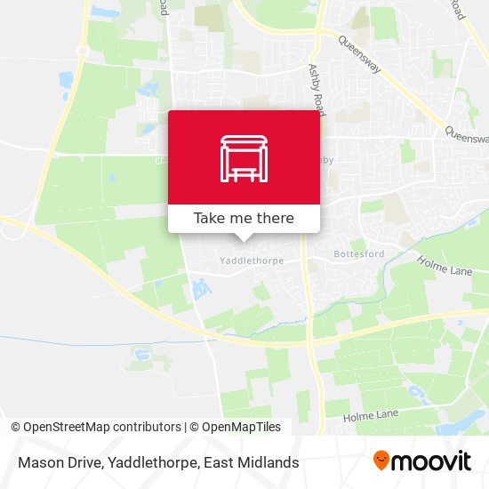 Mason Drive, Yaddlethorpe map