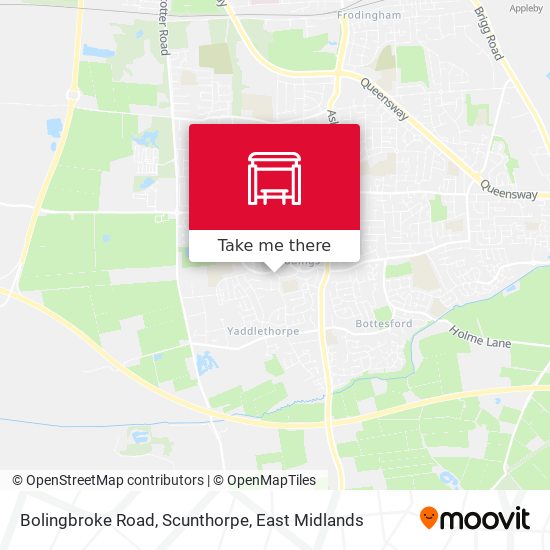 Bolingbroke Road, Scunthorpe map