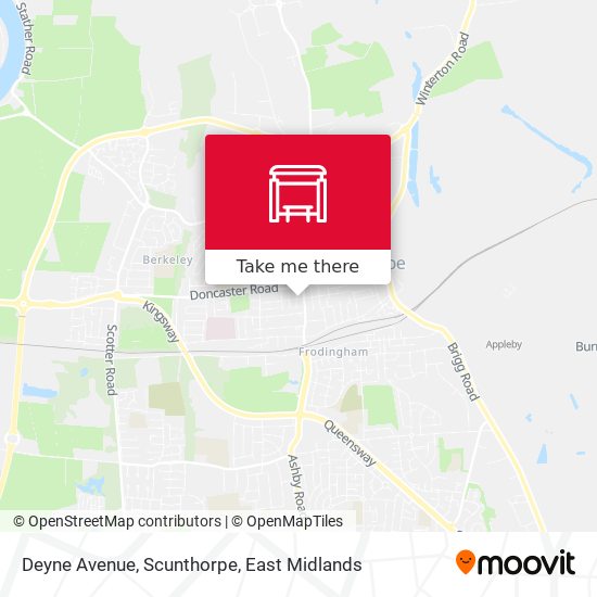 Deyne Avenue, Scunthorpe map