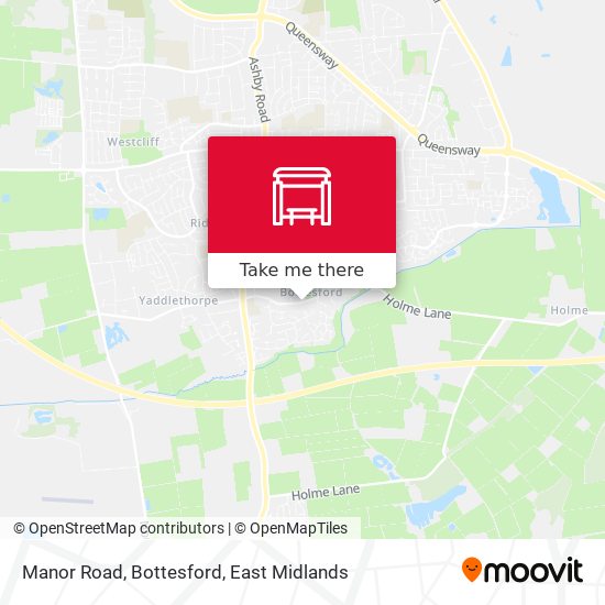 Manor Road, Bottesford map