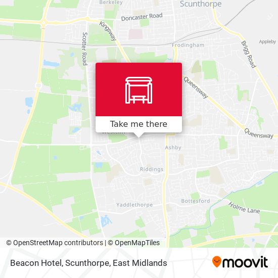 Beacon Hotel, Scunthorpe map