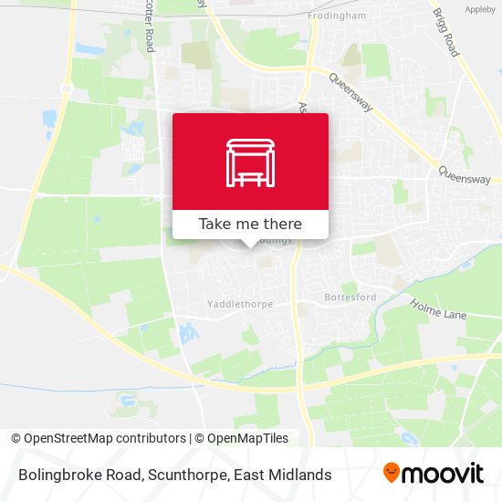 Bolingbroke Road, Scunthorpe map