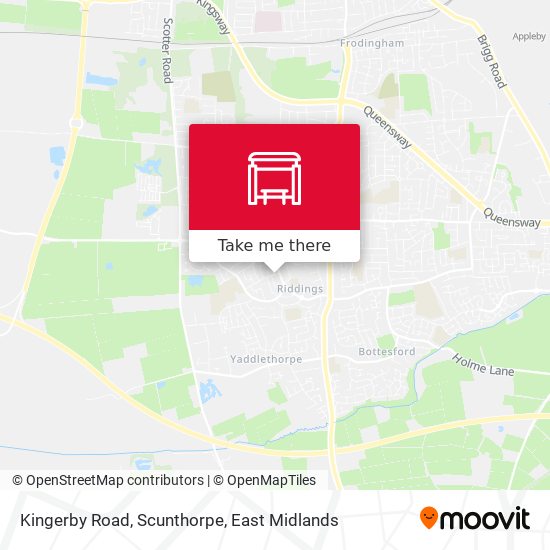 Kingerby Road, Scunthorpe map
